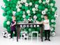 Preview: Folienballon rund - Fußball - ø 43cm